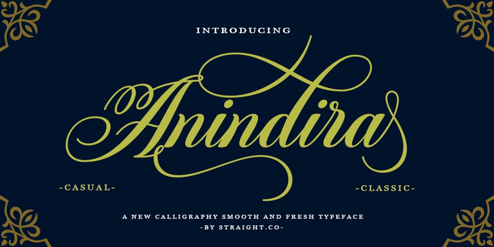 Anindira font