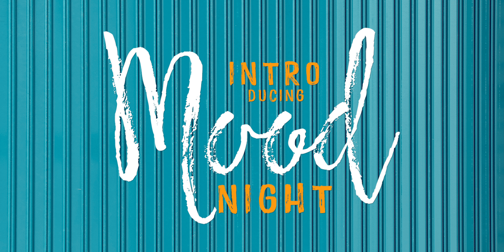 Moodnight Script font