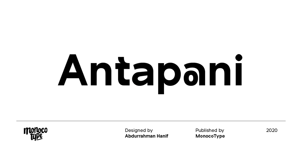 Antapani font