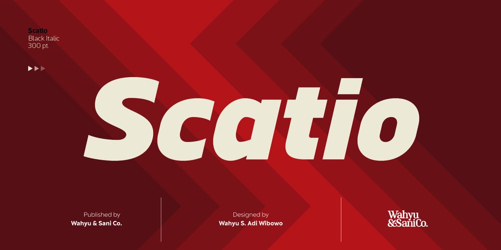 Scatio font