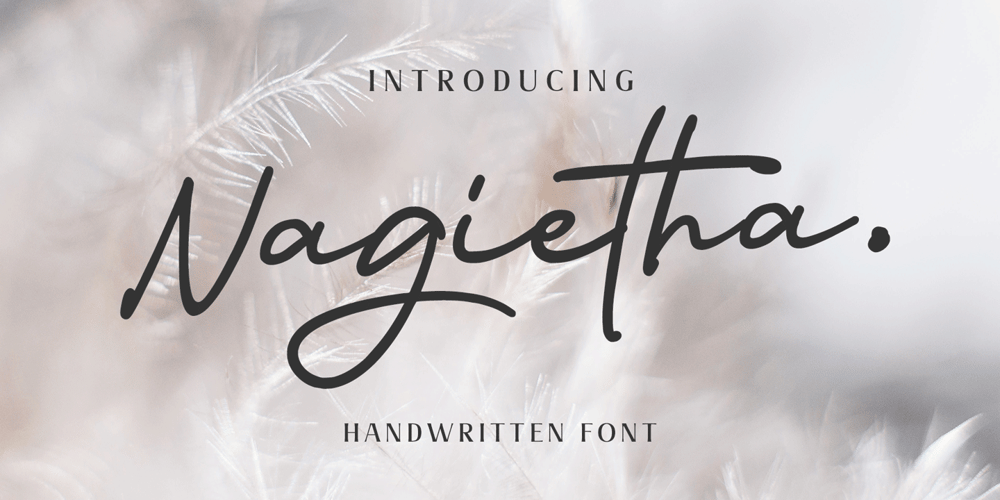 Nagietha font
