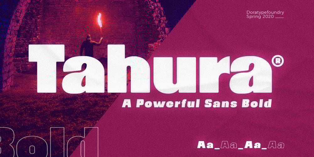 Tahura font