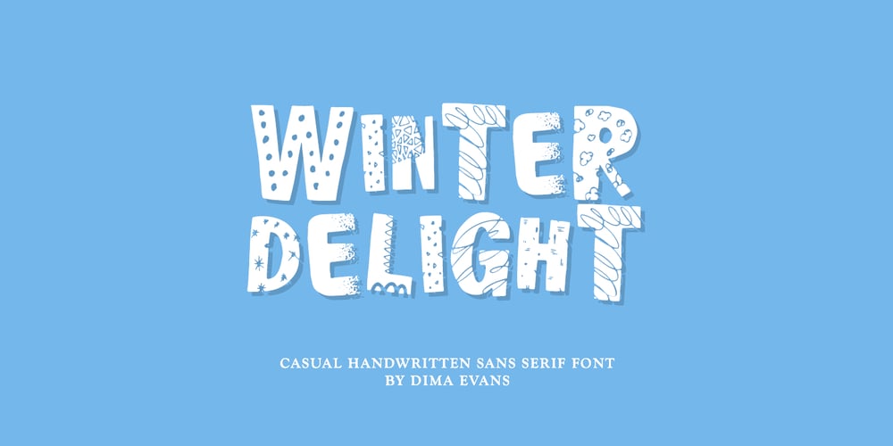 Winter Delight font