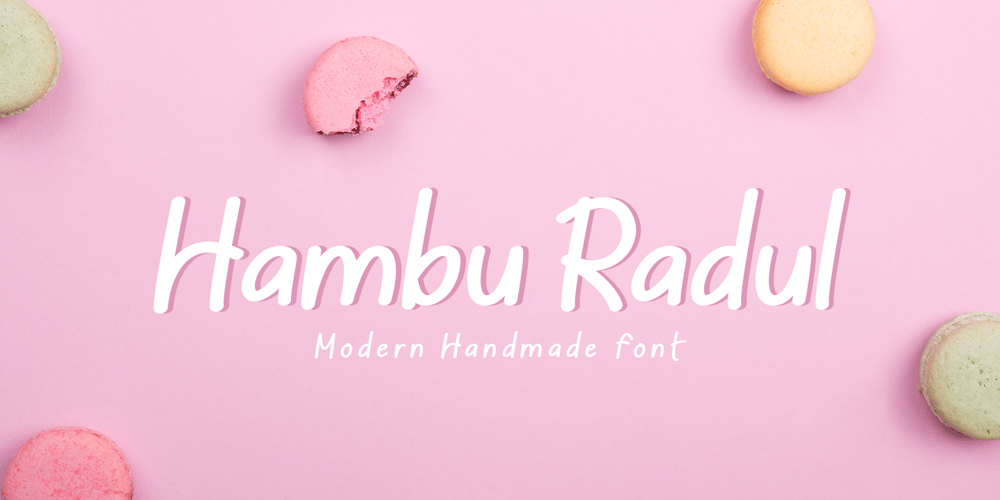Hambu Radul font