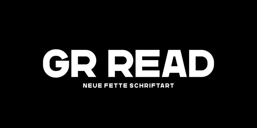 GR Read Family font