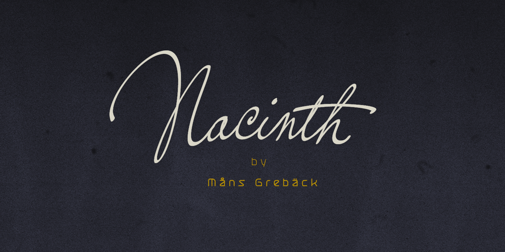 Nacinth font