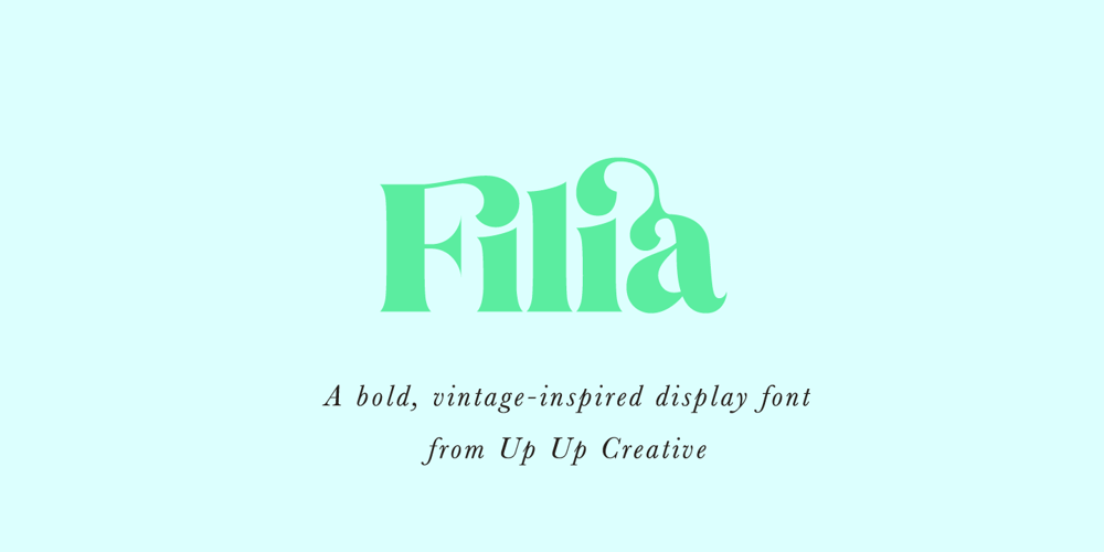 Filia font