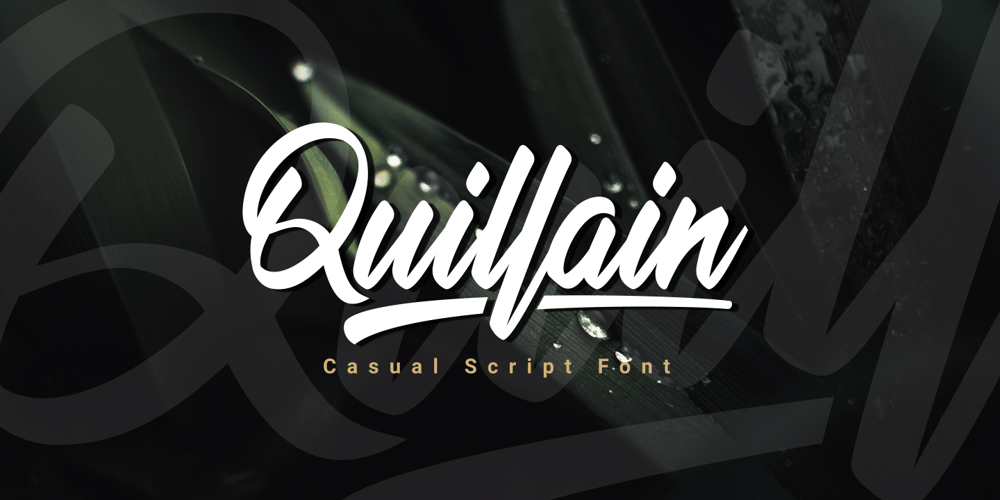 Quillain font