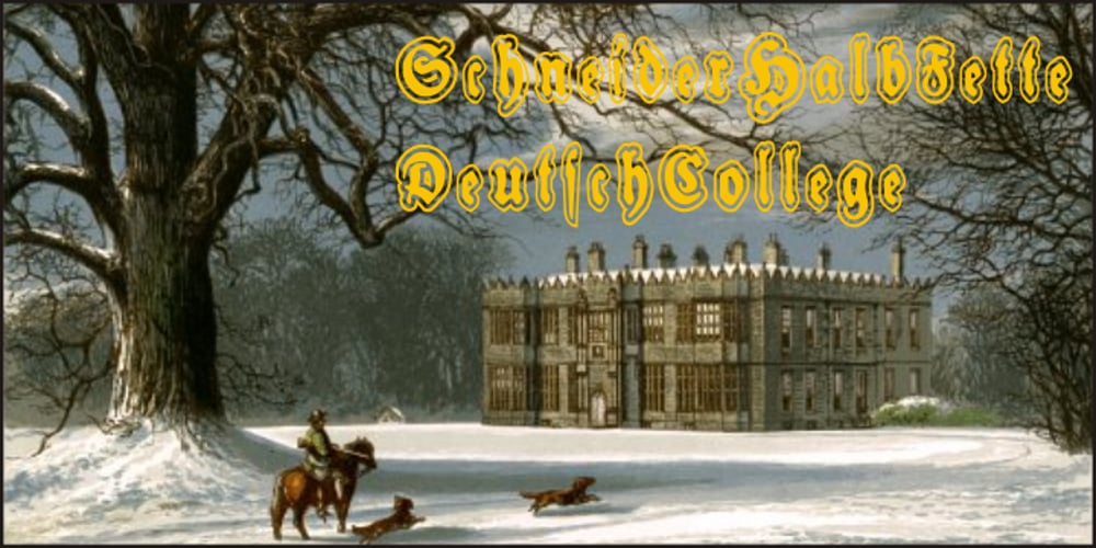 Schneidler Halb Fette Deutsch font