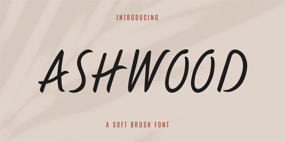 Ashwood font