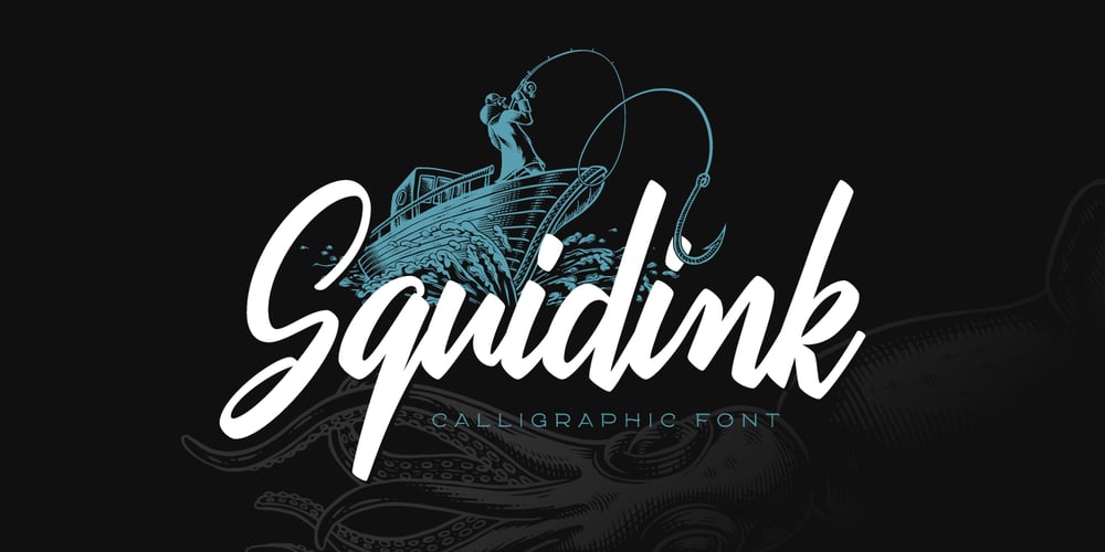 Squidink font