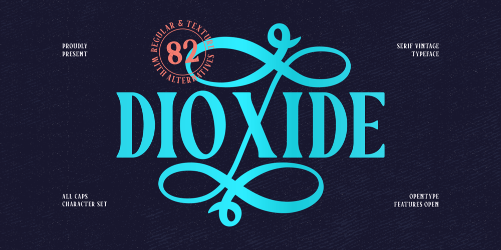 Dioxide font