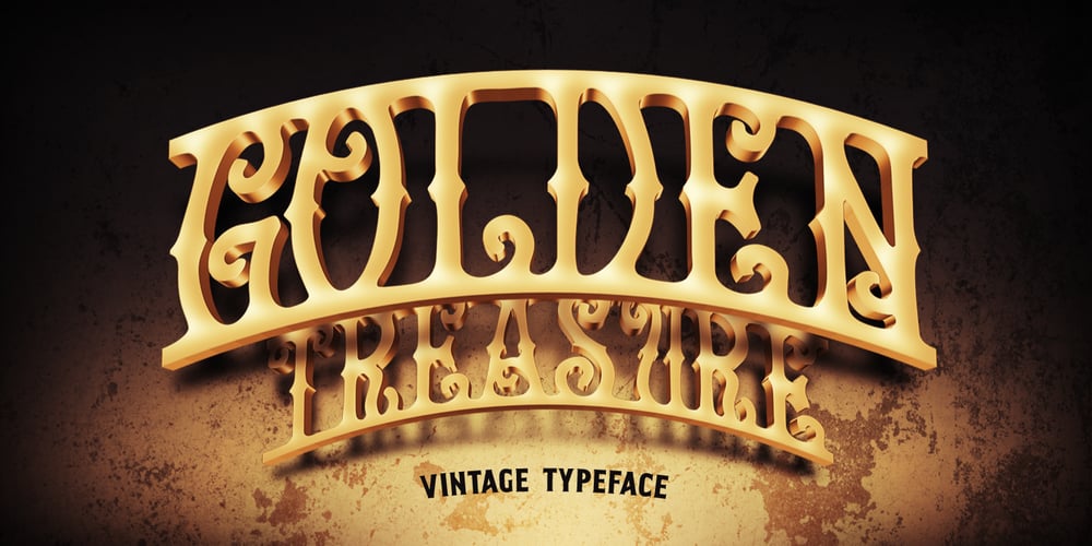 Golden Treasure font