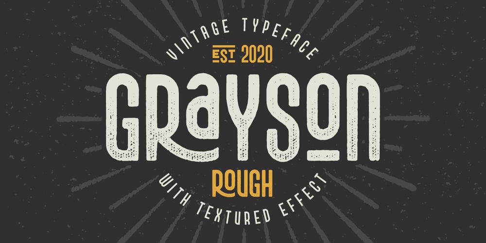 Grayson Rough font