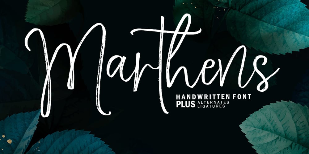 Marthens font