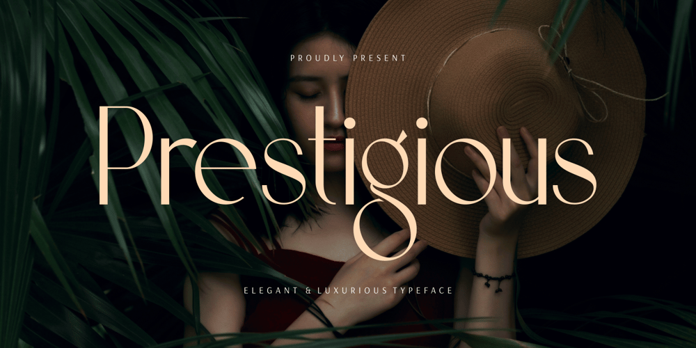 Prestigious font