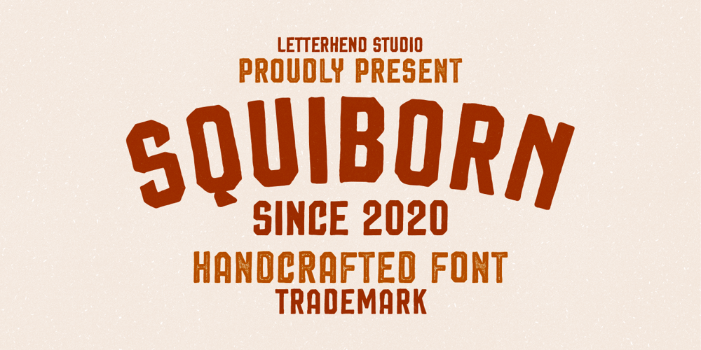 Squiborn font