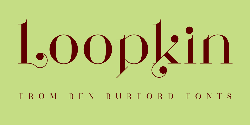 Loopkin font