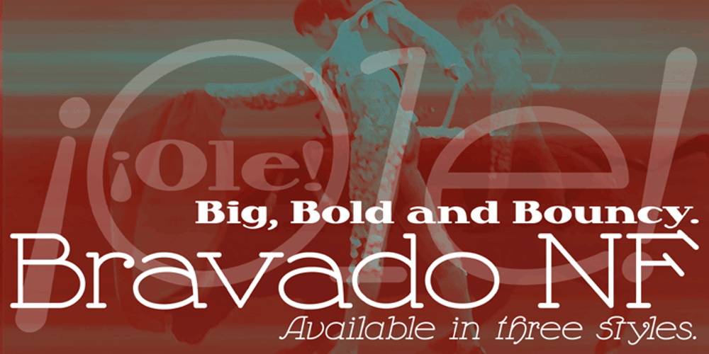 Bravado NF font