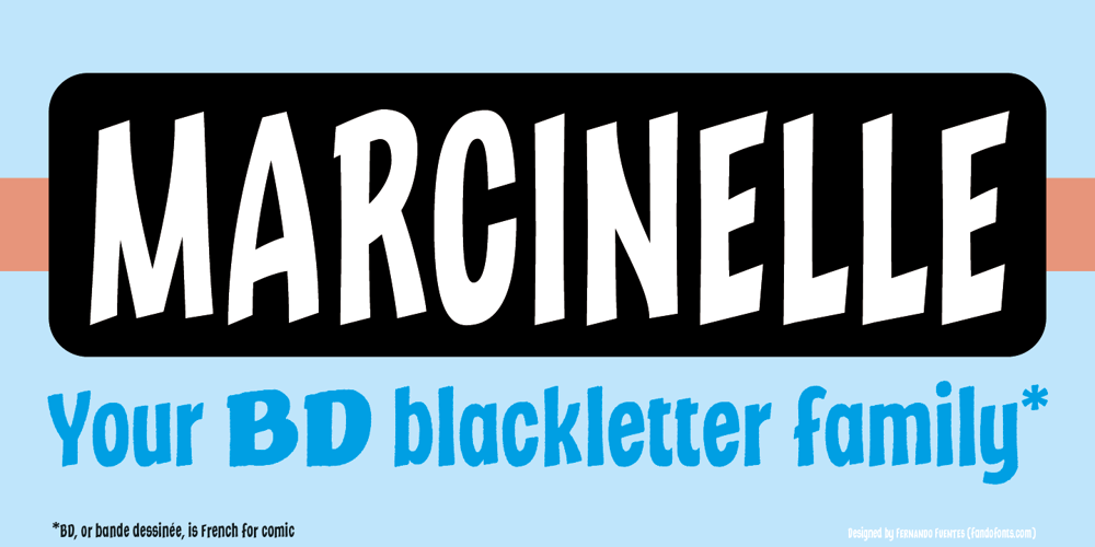 Marcinelle font