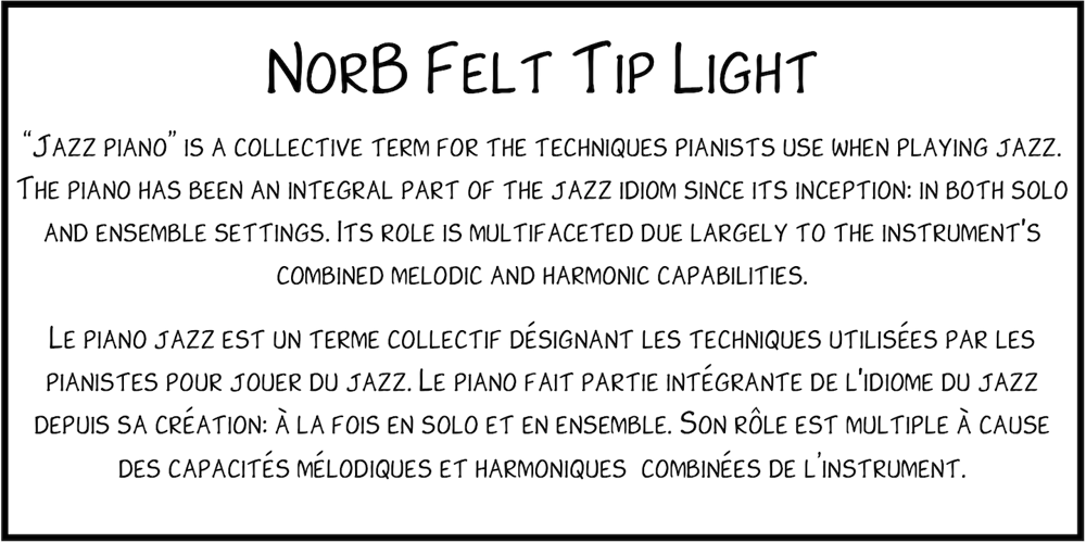 NorB Felt Tip font