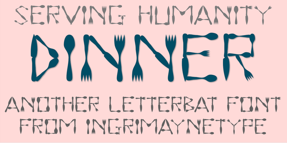 Dinner font