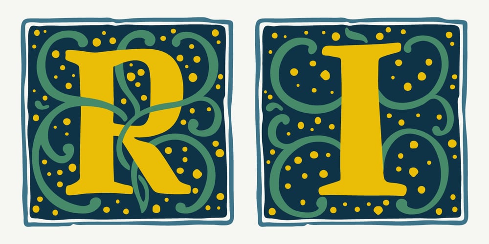 Renaissance Initial font