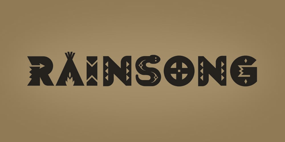 Rainsong font