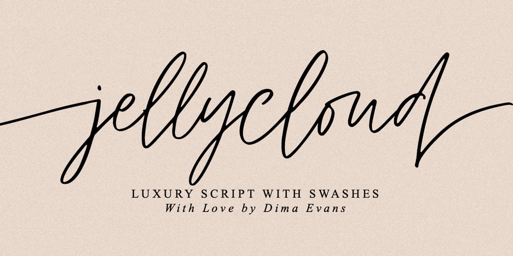 Jelly Cloud font