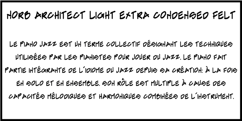 NorB Architect CF font