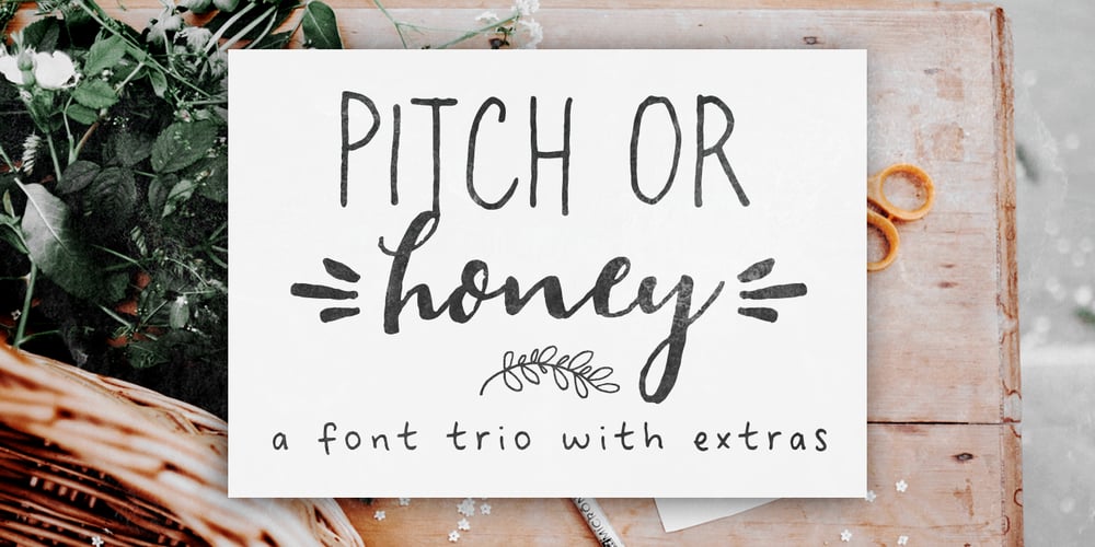 Pitch Or Honey font