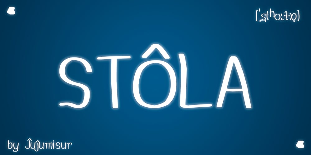 Stola font