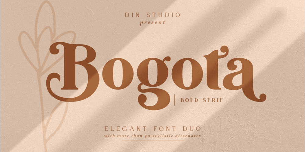 Bogota font
