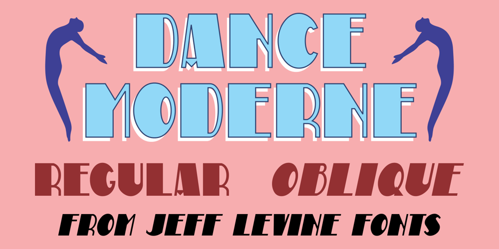 Dance Moderne JNL font