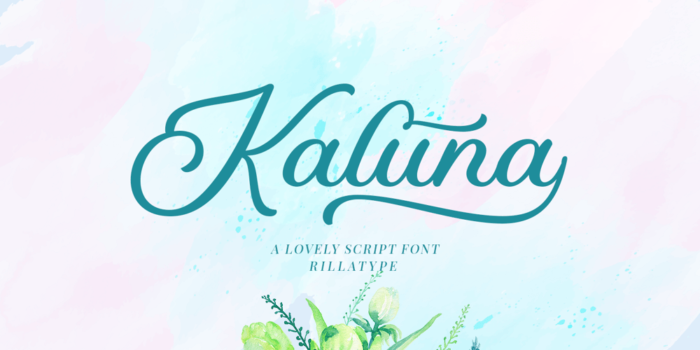 Kaluna Script font