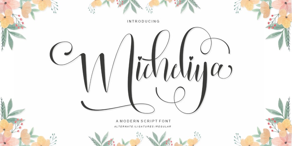 Micheliya font