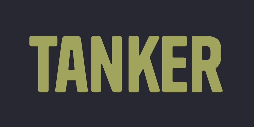 Tanker font