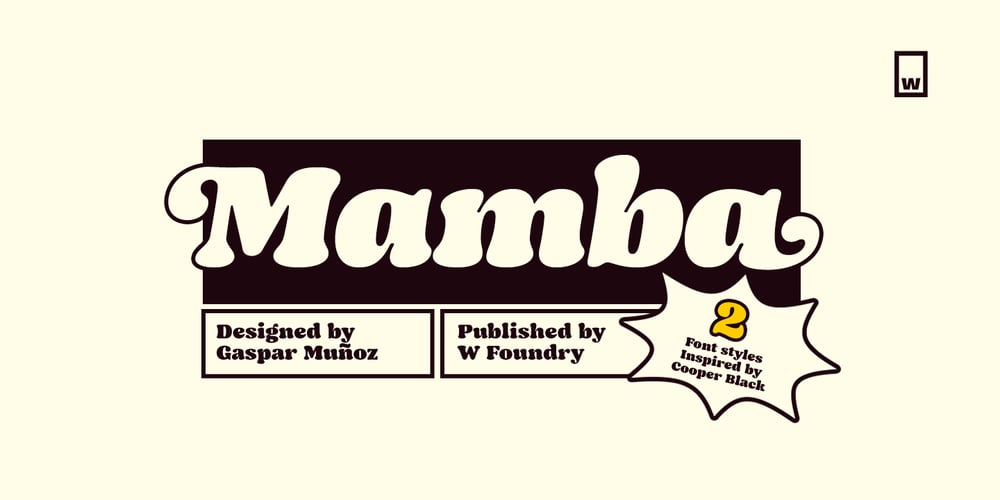 Mamba font