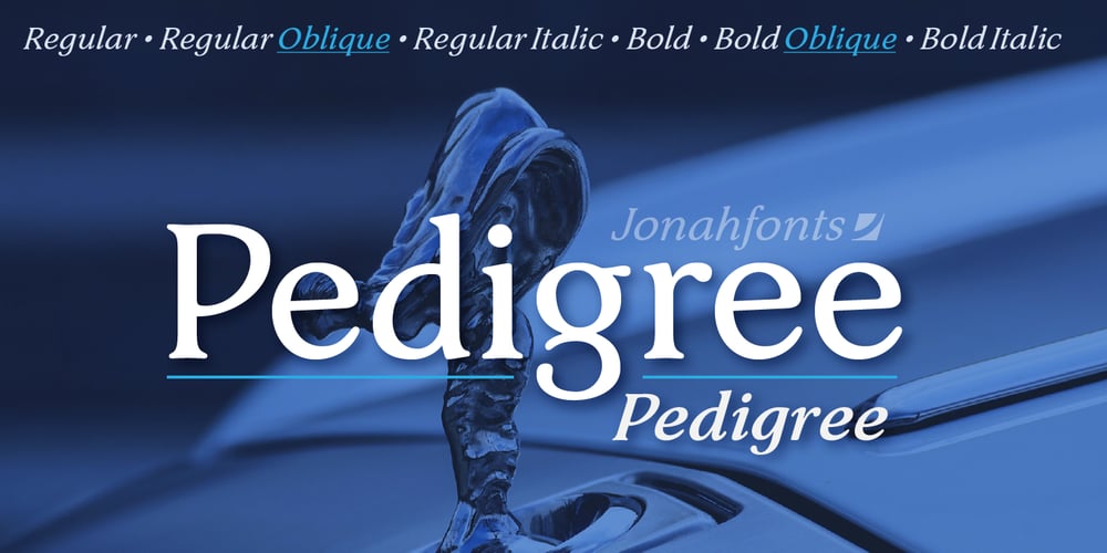 Pedigree font