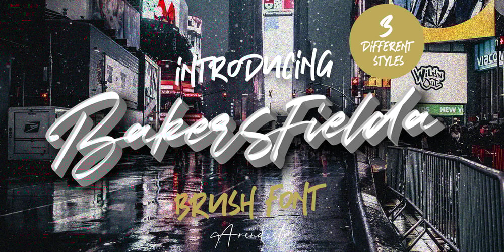 Bakersfield font