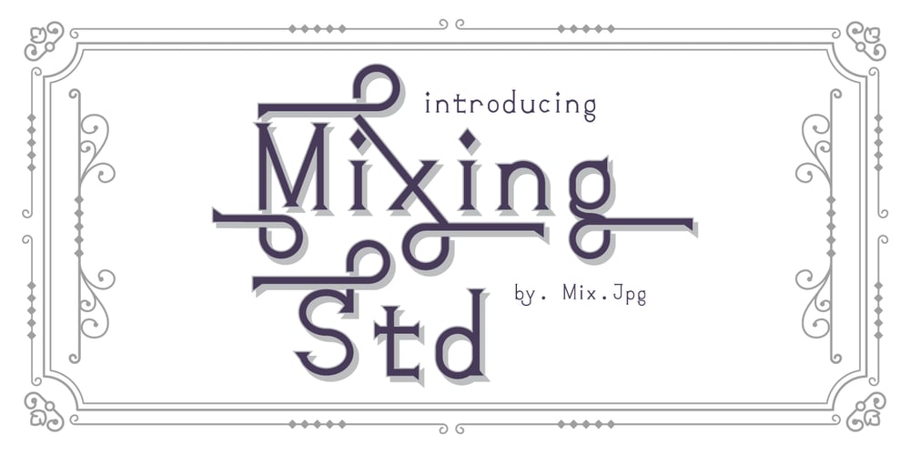 Mixink Std font
