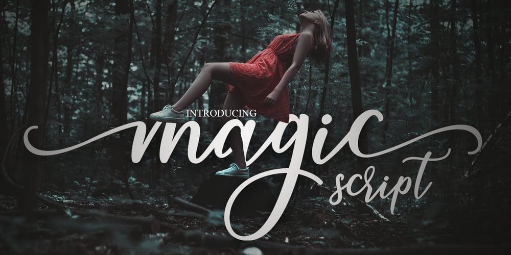 Magic Script font