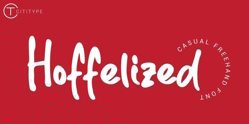 Hoffelized font