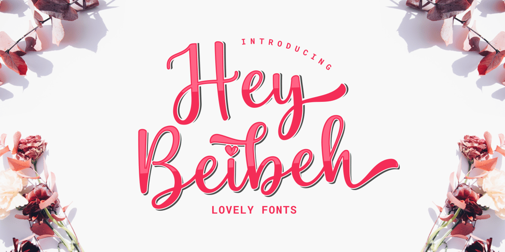 Hey Beibeh font