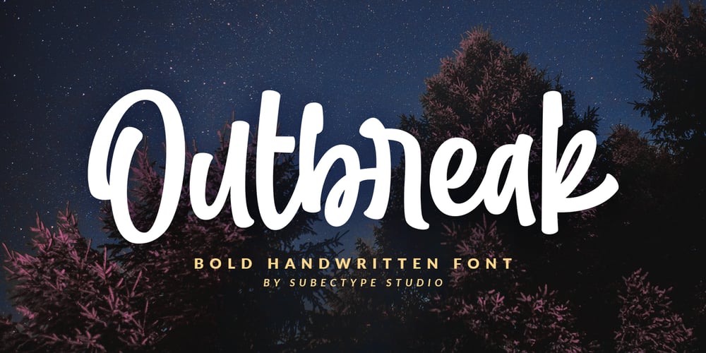 Outbreak font