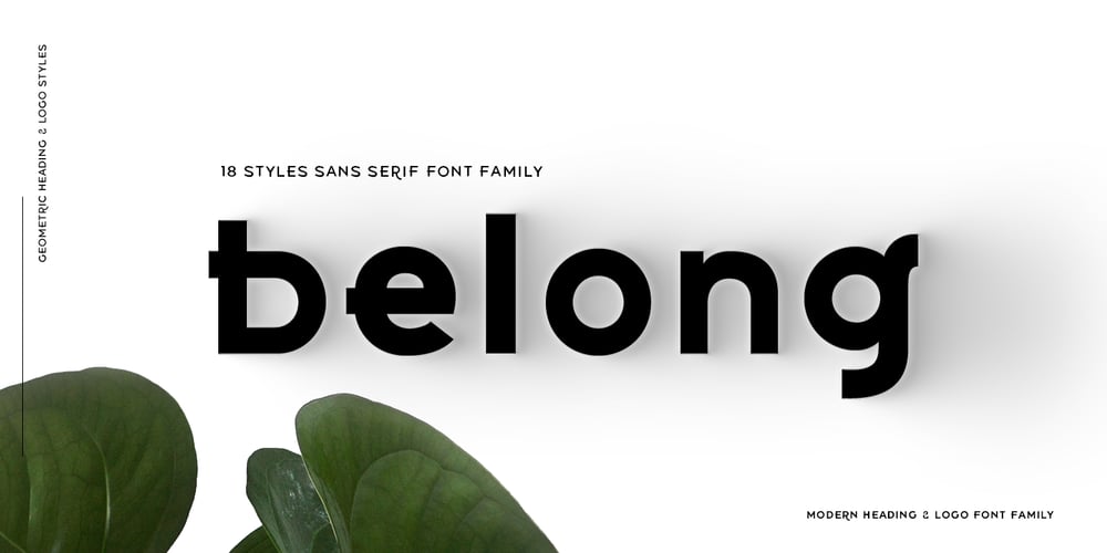 Belong Sans font