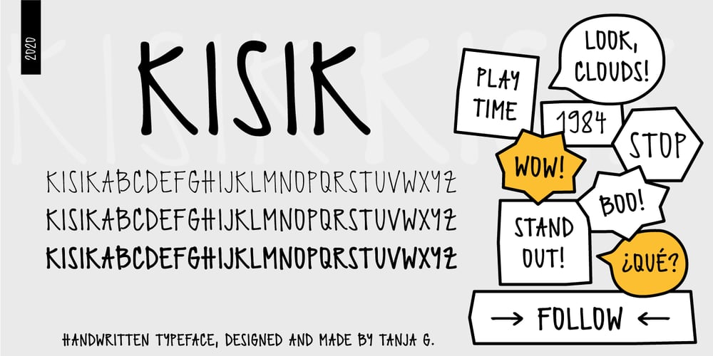 Kisik font