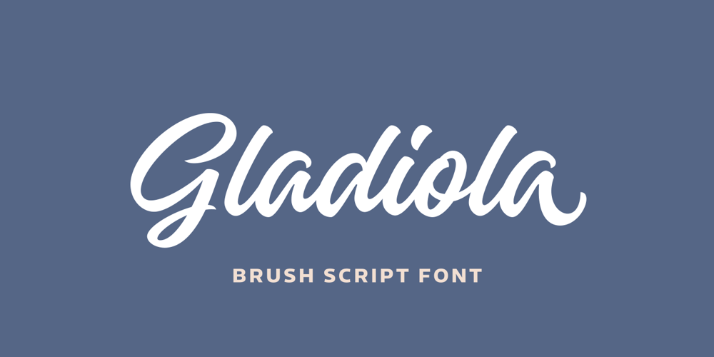 Gladiola font