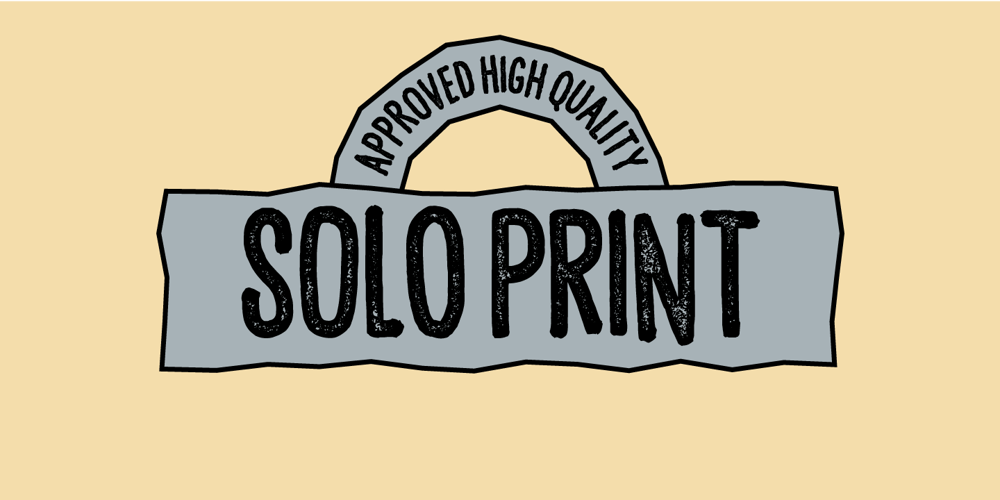 Solo Print font
