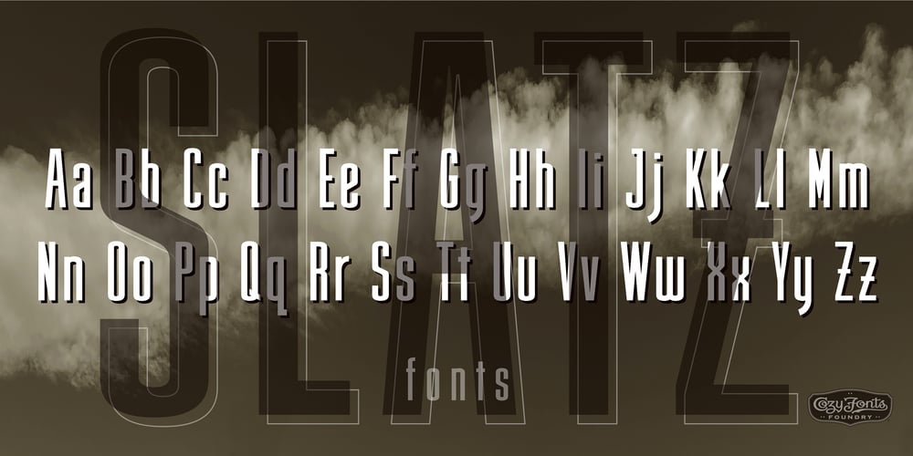 Slatz font